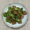 おはなすき's cooksnap of when they made こんにゃくとピーマンのピリ辛炒め.
