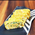 西＊絵子's cooksnap of when they made お弁当に！ネギと紅生姜の卵焼き.