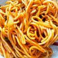 女の子mam's cooksnap of when they made 炊飯器で楽チンナポリタン！！.