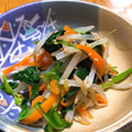 ふりるん's cooksnap of when they made ほうれん草ともやしの胡麻和え.