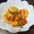 norikeiママ's cooksnap of when they made 冷凍エビでも絶品!!ちび家のエビチリ.