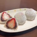 ai♡SNOOPY's cooksnap of when they made 電子レンジで簡単！白玉粉で いちご大福.