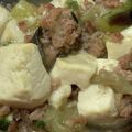 ビレッジグリーン's cooksnap of when they made 茄子と豆腐の♪旨味たっぷり塩マーボー丼.