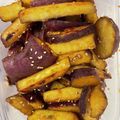 れいみmam's cooksnap of when they made 超簡単！息子絶賛！サツマイモの甘辛焼き⭐.
