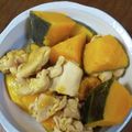 ワタまさちゃん's cooksnap of when they made かぼちゃと鶏もも肉の煮物.