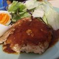 Reeeeei's cooksnap of when they made つなぎ不要！簡単ふわふわ豆腐ハンバーグ.