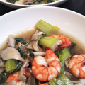 いさみょば's cooksnap of when they made 小松菜と海老のうま塩炒め.
