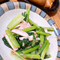 ゆーか1107's cooksnap of when they made 小松菜とかまぼこの辛子和え.