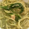 meyan's cooksnap of when they made 超簡単♪ほうれん草の豆乳クリームパスタ♡.