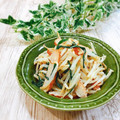 Satoco❋'s cooksnap of when they made もやしとニラ＆さつま揚げの和え物.