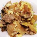 くらら♪☆'s cooksnap of when they made 豚肉と白菜の卵丼.