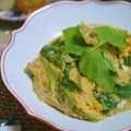 taruママ's cooksnap of when they made 麺つゆで簡単に＊三つ葉のふんわり卵とじ＊.