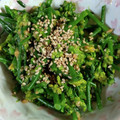 ameうめ's cooksnap of when they made 菜の花のからし酢みそ和え.