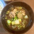 °＊このは＊°'s cooksnap of when they made 鶏と茄子のつけ汁うどん.