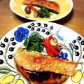 あり彩ママ's cooksnap of when they made 鮭のムニエル✿ฺバルサミコソース.