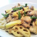 イエローバード's cooksnap of when they made 鶏肉と根菜の炒め物.