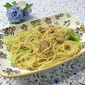 toraちゃん♪'s cooksnap of when they made さばの燻製パスタ♪.