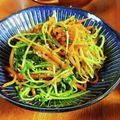低カロ探検隊's cooksnap of when they made お弁当にも♪＊豆苗と人参のしりしり＊.