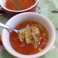 赤い電話's cooksnap of when they made ケチャップで簡単！ミネストローネ風スープ.