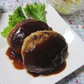 えみんちゅ＊'s cooksnap of when they made 速攻!!　簡単!! ハンバーグ☆彡.