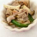 北のデビル。's cooksnap of when they made 簡単☆豚バラとエリンギナンプラー炒め☆.