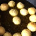 ｷｮﾛﾏﾏちゃん's cooksnap of when they made HMと白玉粉でもちっと一口ドーナツ.