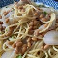 ＊mee＊2828's cooksnap of when they made 納豆と玉葱の和風パスタ♪.