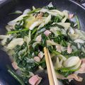 ＊mee＊2828's cooksnap of when they made 新玉ねぎとほうれん草のパスタ・バター味.