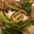 k☆mao's cooksnap of when they made あさりと小松菜の塩麹酒蒸し.