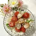 ❀あおい❀'s cooksnap of when they made ベビーホタテのトマト亜麻仁油ドレッシング.