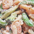 monjimari's cooksnap of when they made エビとブロッコリーのオイマヨ炒め.