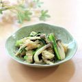 runa10's cooksnap of when they made 菜の花とキノコの麺つゆ煮.