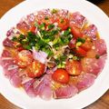 麻's cooksnap of when they made 簡単なハマチのカルパッチョ.