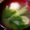 ばたみそーぱん☆'s cooksnap of when they made 白菜とカニカマの中華風スープ.
