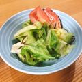 ＊ミニトマト＊'s cooksnap of when they made やみつき！レタスのチョレギ風塩昆布サラダ.