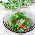 Satoco❋'s cooksnap of when they made 柚子胡椒香る＊新玉ねぎと水菜のサラダ.