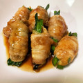 ×ハチ×'s cooksnap of when they made 10分で！豚肉とエノキとニラの簡単肉巻き.