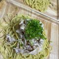 クックZNOFAC☆'s cooksnap of when they made ランチに♪冷しゃぶ高菜の冷製パスタ.