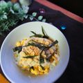 haruku221's cooksnap of when they made ☆ひとりめし たぬきなシーチキンマヨ丼.