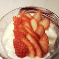 大魔女's cooksnap of when they made ✿ヨーグルトに苺飾っちゃった✿.