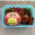 るんちゃん１７'s cooksnap of when they made **キャラ弁に　はなかっぱ　おにぎり**.