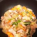 bibahiru's cooksnap of when they made ☆お箸が止まらない!!白菜と豚肉の煮物☆.