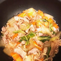 bibahiru's cooksnap of when they made ☆お箸が止まらない!!白菜と豚肉の煮物☆.