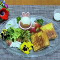 Y✿えくぼ飯's cooksnap of when they made 寄り添う☆親子のうさぎりんご.