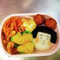 ナナッコ☆724's cooksnap of when they made 顔むすび.