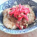 よん妻's cooksnap of when they made 後乗せサクサク✿お好み納豆ご飯.