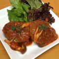 Etsu☆ko's cooksnap of when they made クリスマスに♪トマト煮込みハンバーグ.