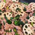 双葉蓮時。's cooksnap of when they made 牛肉と小松菜の甘辛オイスター醤油炒め.