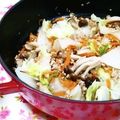ｍａｒｉ♪'s cooksnap of when they made 中華風野菜炒め♪簡単白菜豚肉ひき肉.
