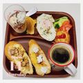 choco831's cooksnap of when they made 朝食に♪ココナッツフルグラチョコトースト.